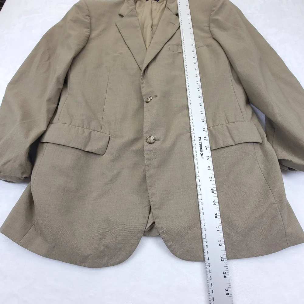 Brooks Brothers Brooksease Blazer Men's Size 43 Beige
